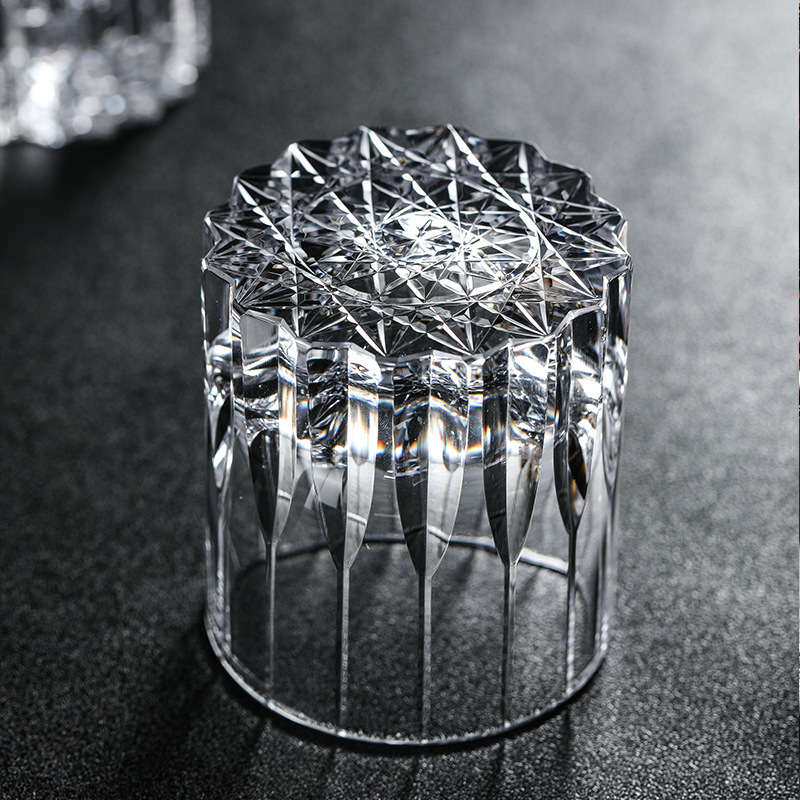 Highball Glass Set - High End Edo Kiriko Crystal Asterism