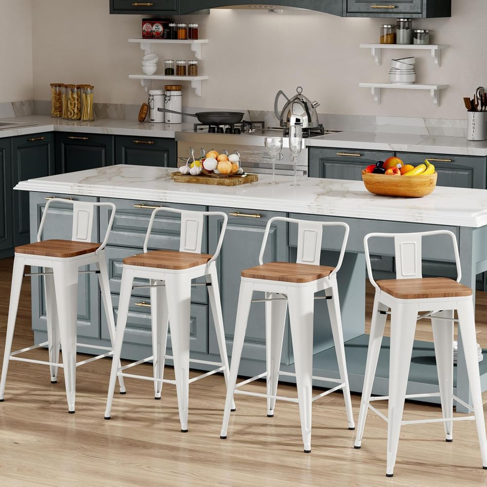 26 Inch Bar Stools Set o 4 Ind - Home Bar Stools review and price
