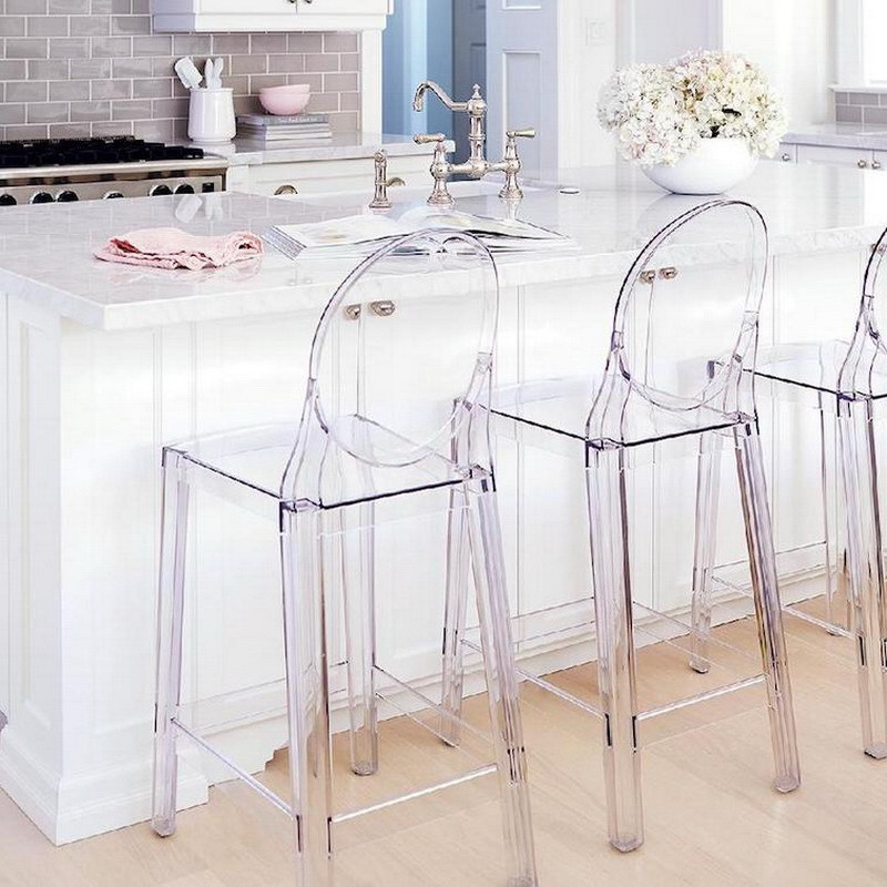 8Pcs Fashion Home Decor Clear  - Home Bar Stools review and price