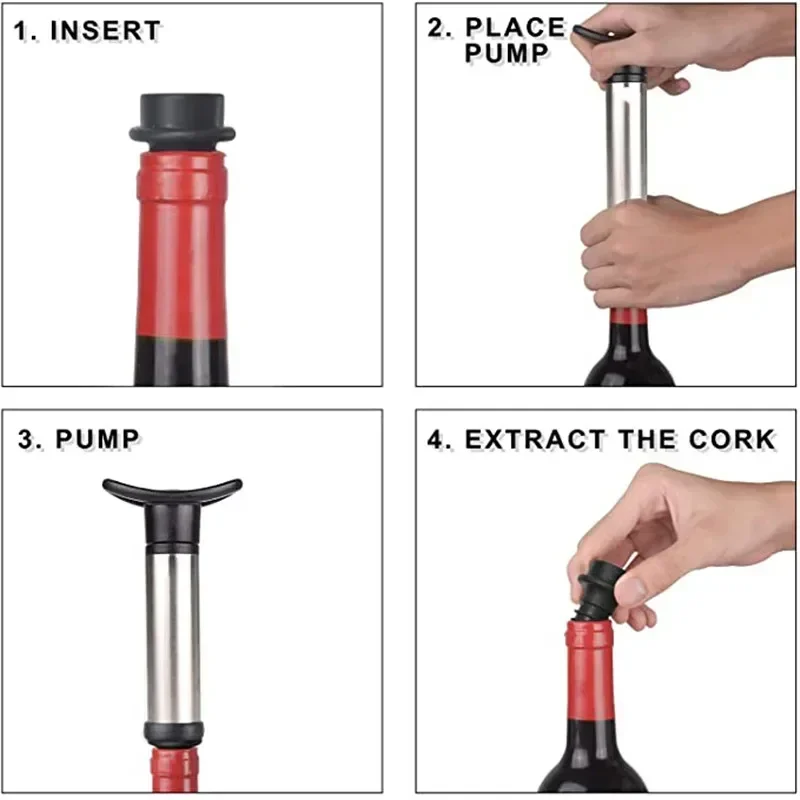 Vacuum Wine Pump Kit with Wine - Wine Preservation Pump review and price