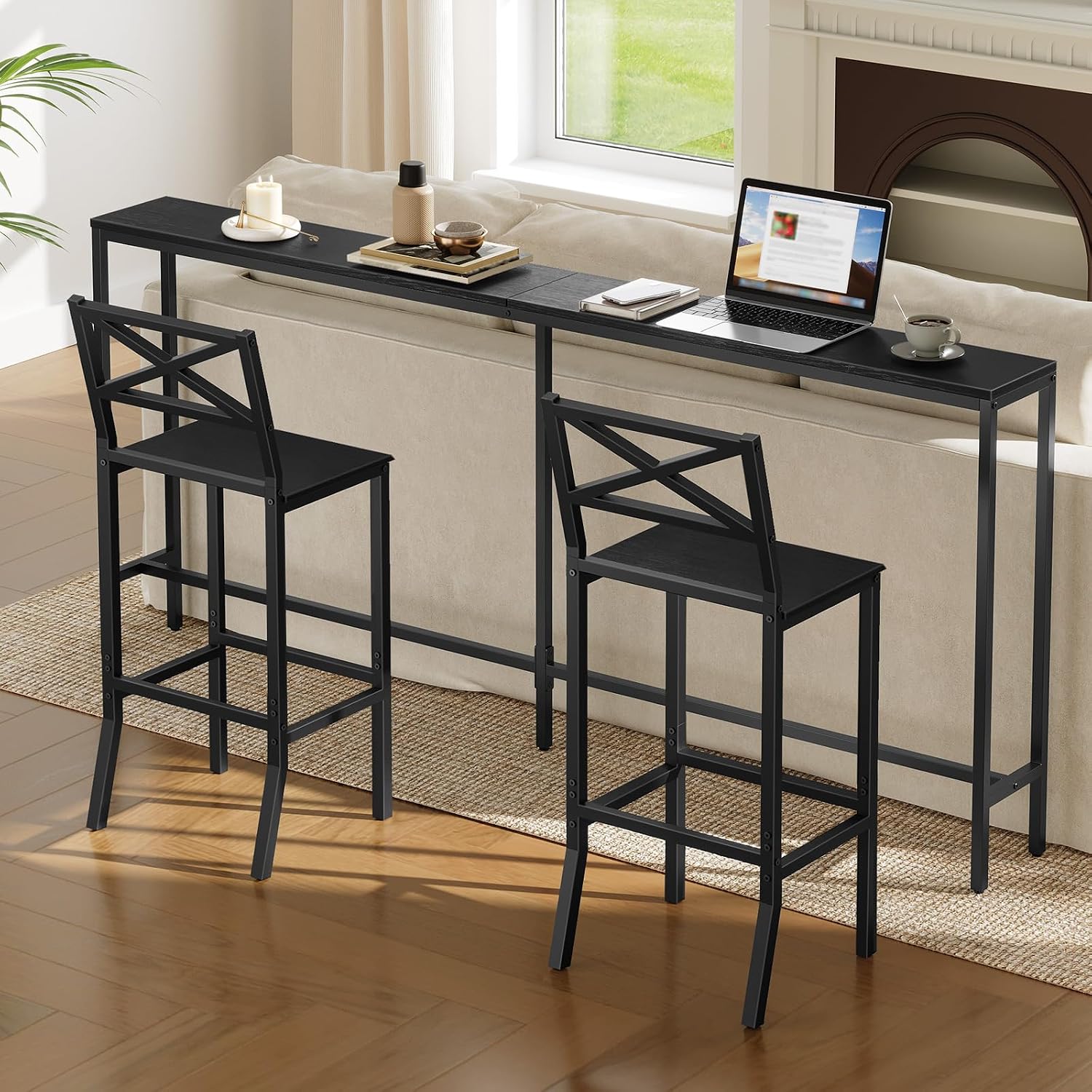 Bar Stools, Set of 2 Bar Chair - Home Bar Stools review and price