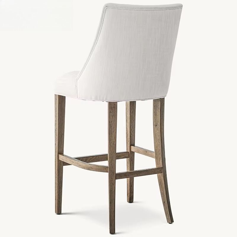 Light luxury solid wood bar ch - Home Bar Stools review and price