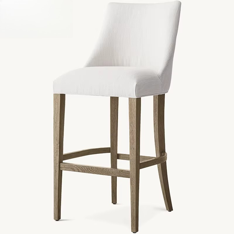 Light luxury solid wood bar ch - Home Bar Stools review and price