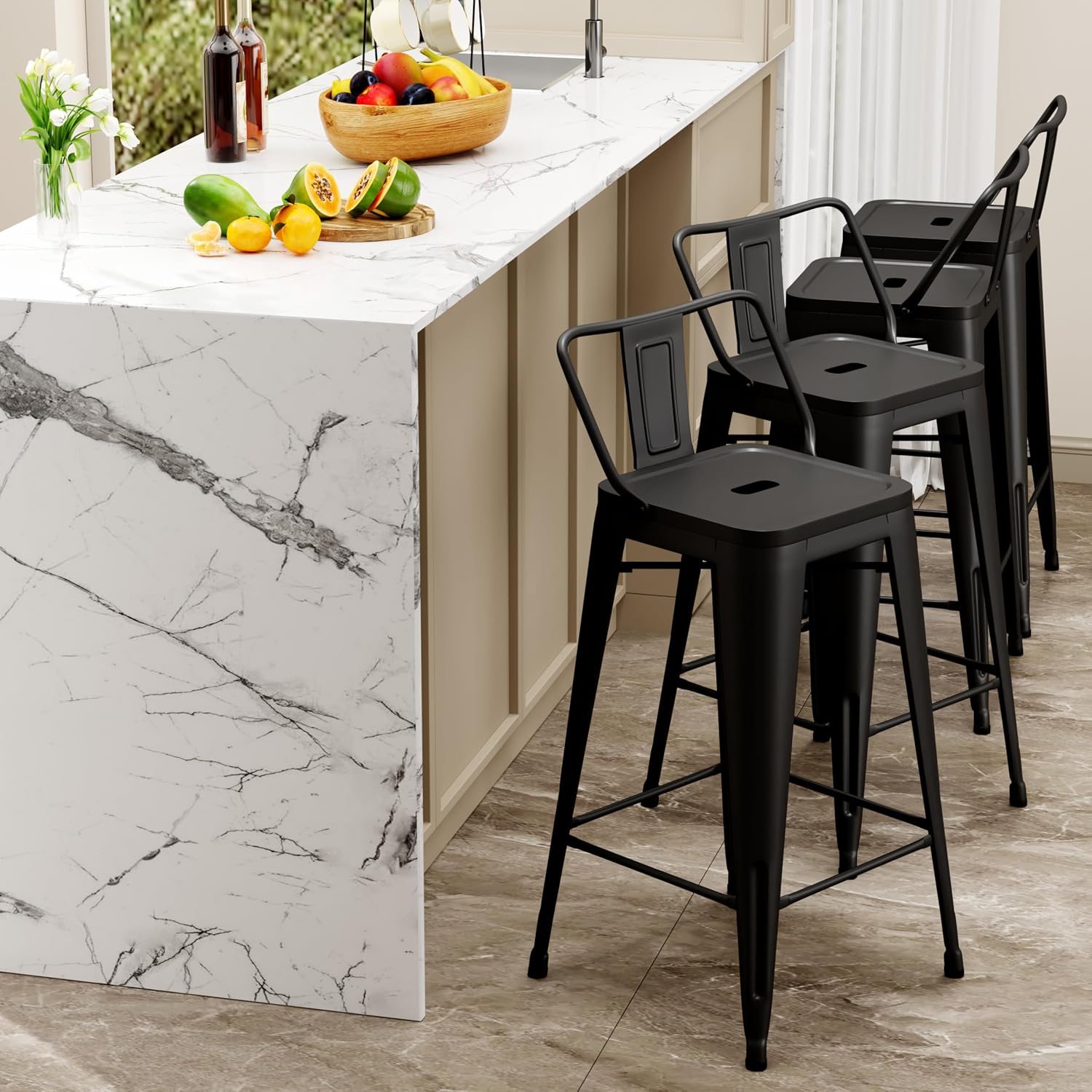 Industrial Metal Bar Stools wi - Home Bar Stools review and price