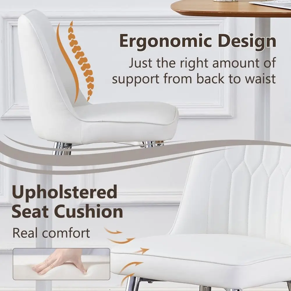 Set of 2 White Upholstered 27  - Home Bar Stools review and price