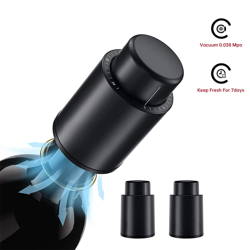 LMETJMA Wine Bottle Stoppers R - Wine Preservation Pump review and price