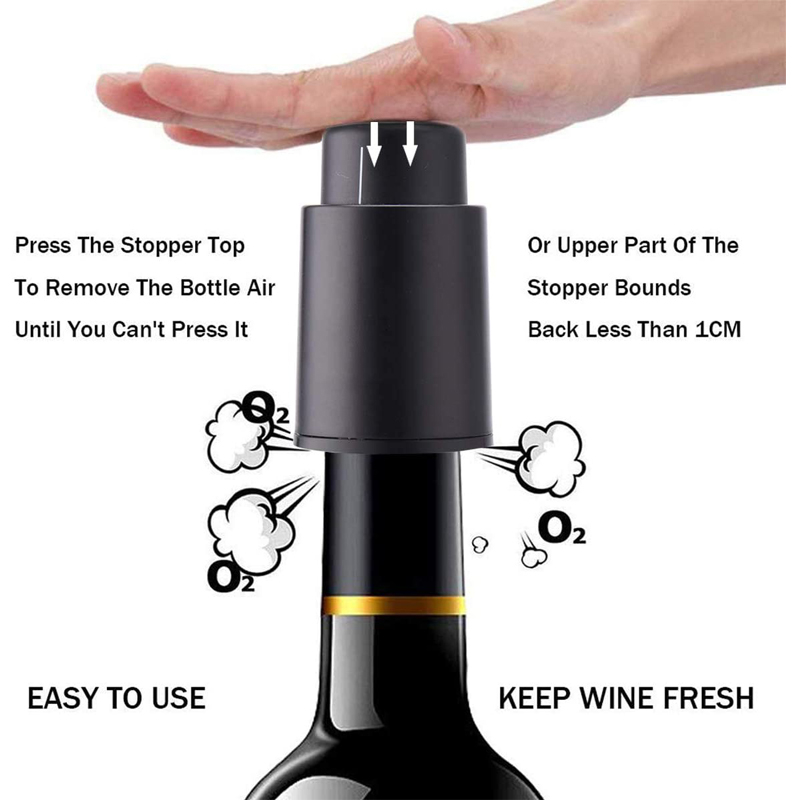 LMETJMA Wine Bottle Stoppers R - Wine Preservation Pump review and price